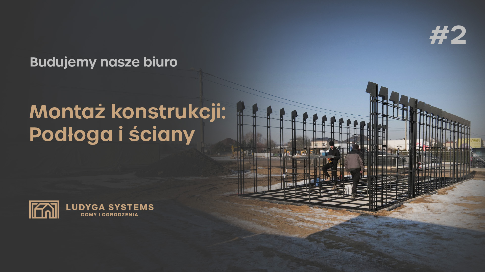 Ściany idą w górę! Zimno? Rozgrzewamy się robotą.